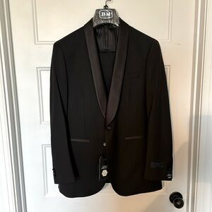 New Men’s Black shawl collar tuxedo